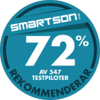 72 % av 547 testpiloter rekommenderar CooperVision Avaira 