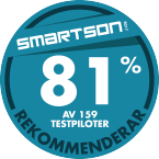 81 % av 159 testpiloter rekommenderar Clinomyn Clean & Fresh 