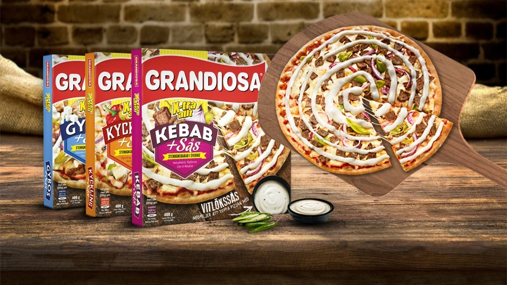 Grandiosa Xtra allt Pizza + Sås
