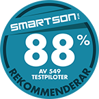 88 % av 549 testpiloter rekommenderar Findus SMAK Torsk