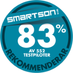 83 % av 552 testpiloter rekommenderar CooperVision MyDay 