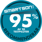 95 % av 20 testpiloter rekommenderar MatHem.se 