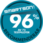 96 % av 73 testpiloter rekommenderar Bosch PLR 15 