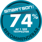 74 % av 1209 testpiloter rekommenderar Rynkeby 50 Tropical