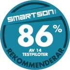 86 % av 14 testpiloter rekommenderar Philips Ambilight TV 55PUS6501 