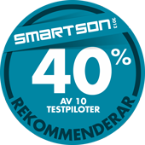 40 % av 10 testpiloter rekommenderar SBU V3 