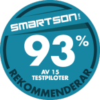 93 % av 15 testpiloter rekommenderar Samsung SUHD TV JS9005