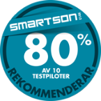 80 % av 10 testpiloter rekommenderar Philips Smart TV 7000 47PFL7108