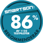 86 % av 1122 testpiloter rekommenderar hallon Mobilt Bredband STOR 20 GB 