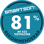 81 % av 623 testpiloter rekommenderar Synoptik Linser All-Inclusive