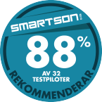 88 % av 32 testpiloter rekommenderar iRobot Roomba 980 