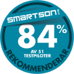 84 % av 51 testpiloter rekommenderar Philips Sonicare Airfloss 1.5 