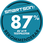 87 % av 619 testpiloter rekommenderar Skånemejerier LC+ yoghurtkvarg Jordgubb + Lime