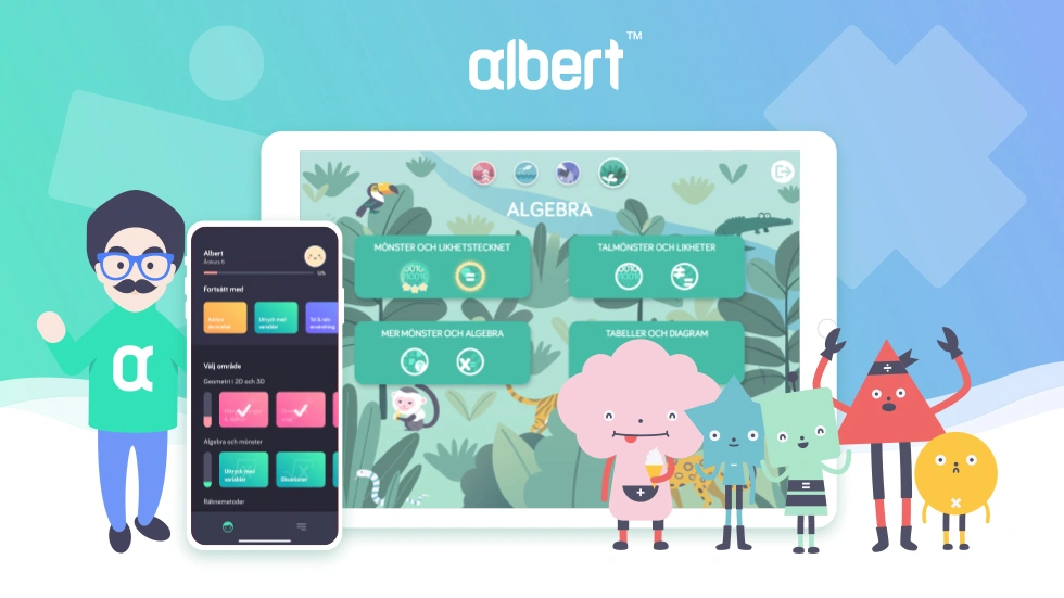 Albert - barnens digitala mattelärare