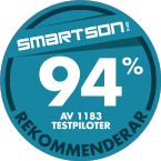 94 % av 1183 testpiloter rekommenderar Ekströms Kyld Vaniljsås 