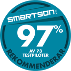 97 % av 73 testpiloter rekommenderar Motorola Moto G7 Plus