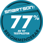 77 % av 97 testpiloter rekommenderar LYCKAS Porchetta 