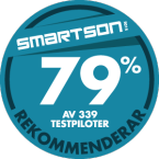 79 % av 339 testpiloter rekommenderar Bonusbay 