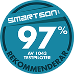 97 % av 1043 testpiloter rekommenderar LasseMajas Detektivbyrå 