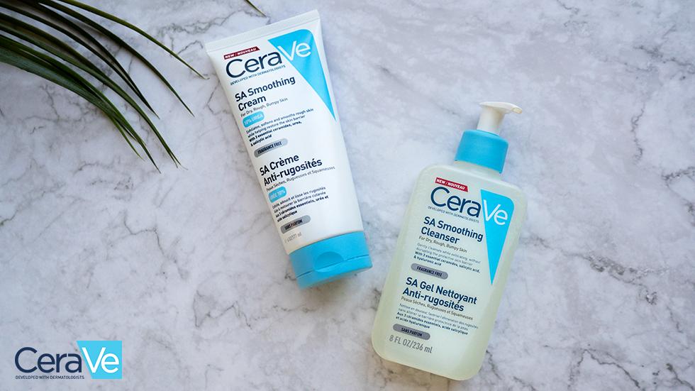 CeraVe SA Smoothing Cream & Cleanser
