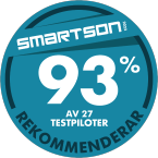 93 % av 27 testpiloter rekommenderar OBH Nordica Easy Fry & Grill AG5018SO