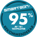 95 % av 181 testpiloter rekommenderar TheraPearl Ögonmask 