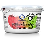 Skånemejerier LC+ yoghurtkvarg Jordgubb + Lime
