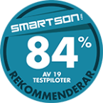 84 % av 19 testpiloter rekommenderar Roidmi RS60 