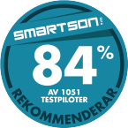 84 % av 1051 testpiloter rekommenderar Polarbröd Sund & God Råg 