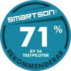 71 % av 56 testpiloter rekommenderar Samsung Jet Cleanstation VCA-SAE90B