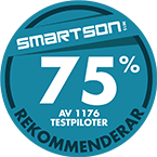 75 % av 1176 testpiloter rekommenderar ProViva Lemonad Citron & Hallon