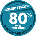 80 % av 20 testpiloter rekommenderar Glue Smart Lock 