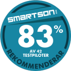 83 % av 42 testpiloter rekommenderar Belkin Earbuds Soundform Freedom