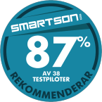 87 % av 38 testpiloter rekommenderar OBH Nordica Easy Fry & Grill FW2018SO
