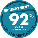 92 % av 257 testpiloter rekommenderar Brämhults smoothies Energi