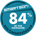 84 % av 424 testpiloter rekommenderar Arla Ko Långsyrad Fil Päron & Kardemumma