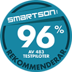 96 % av 483 testpiloter rekommenderar Vileda Microfibre 100% Recycled 
