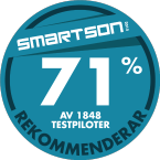 71 % av 1848 testpiloter rekommenderar F-Secure Booster PREMIUM 