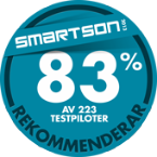83 % av 223 testpiloter rekommenderar SMSgrupp  
