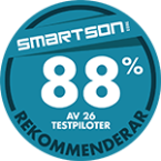 88 % av 26 testpiloter rekommenderar Electrolux Dammsugare EP81B25WET