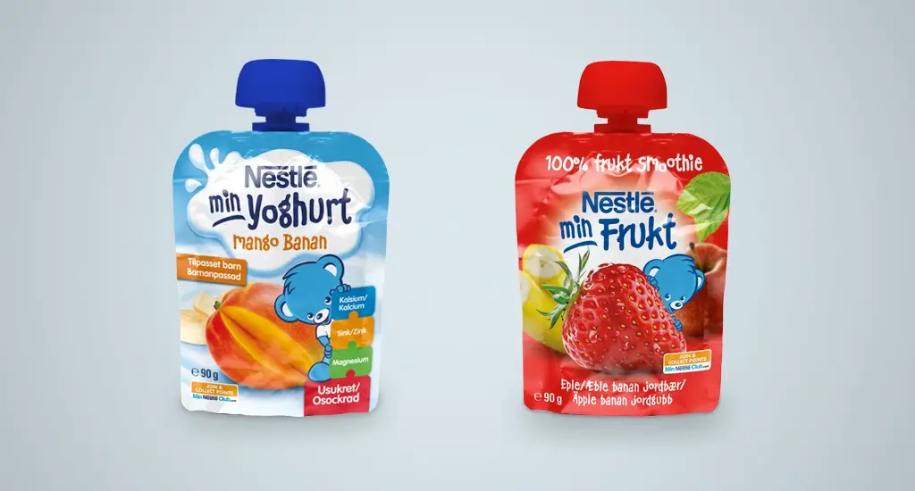 Nestlé Min Frukt & Min Yoghurt Klämpåse