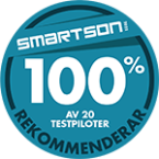 100 % av 20 testpiloter rekommenderar Electrolux Explore 6 Blender E6TB1-6ST