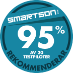 95 % av 20 testpiloter rekommenderar Philips TV 65PUS8102 