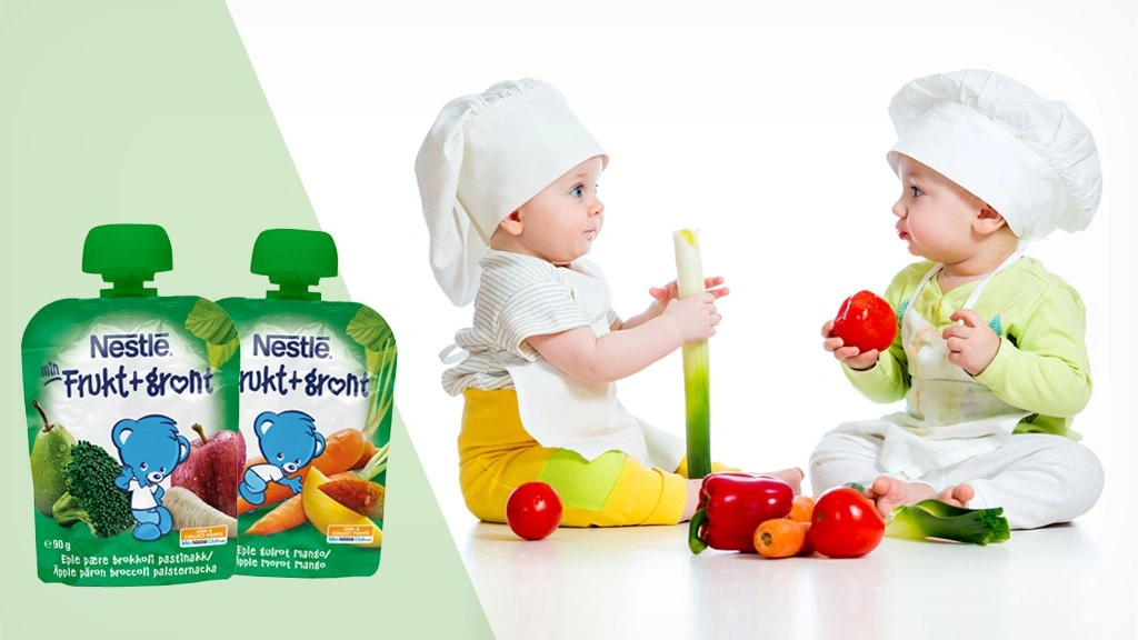 Nestlé Min Frukt+Grönt Klämpåse