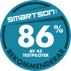 86 % av 43 testpiloter rekommenderar Motorola Moto Z² Play
