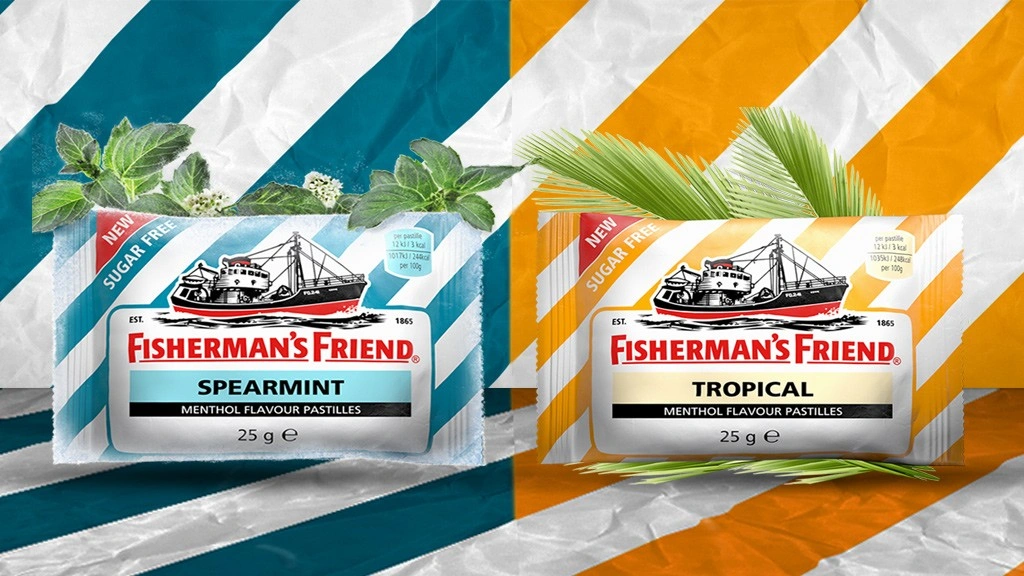 Fisherman's Friend Spearmint och Tropical
