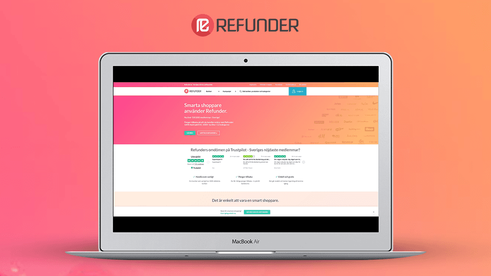 Cashback-tjänsten Refunder