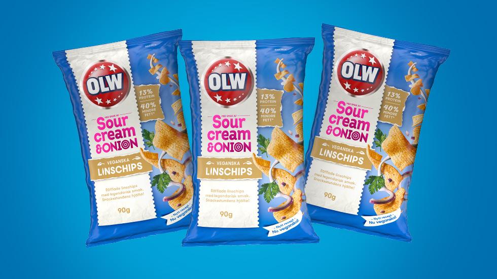 OLW Linschips Sourcream & Onion