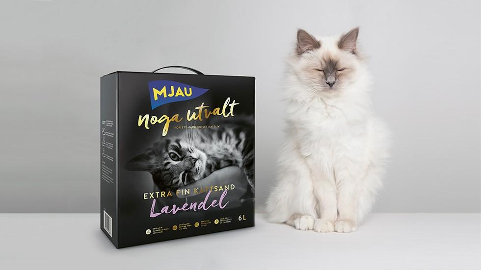 Mjau Noga utvald kattsand