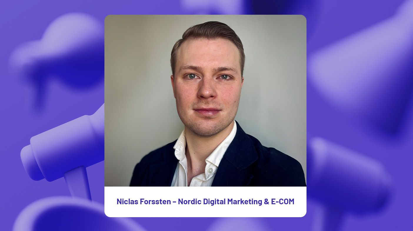 Niclas Forssten discussing the digital shelf